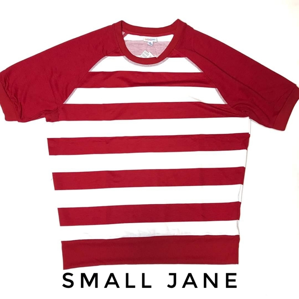Holiday LuLaRoe Jane Short Sleeve Sweatshirt